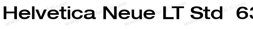 Helvetica Neue LT Std  63 Medium Ex字体转换
